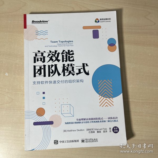 高效能团队模式：支持软件快速交付的组织架构（全彩）