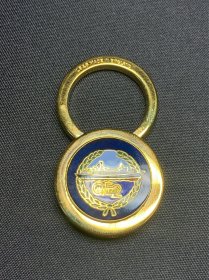 海外回流vintage 英国产LB&B品牌金色包挂钥匙扣 中古正品  很有质感  尺寸如图  请看好图片