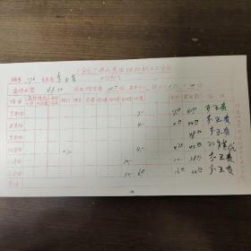 1967年人民出版社職工工資卡： 著名編輯 李玉貴
7月到12月份工資  其中李玉貴簽字六處