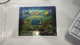 JBZ-2 1998-29海底世界小版张 金箔小版张