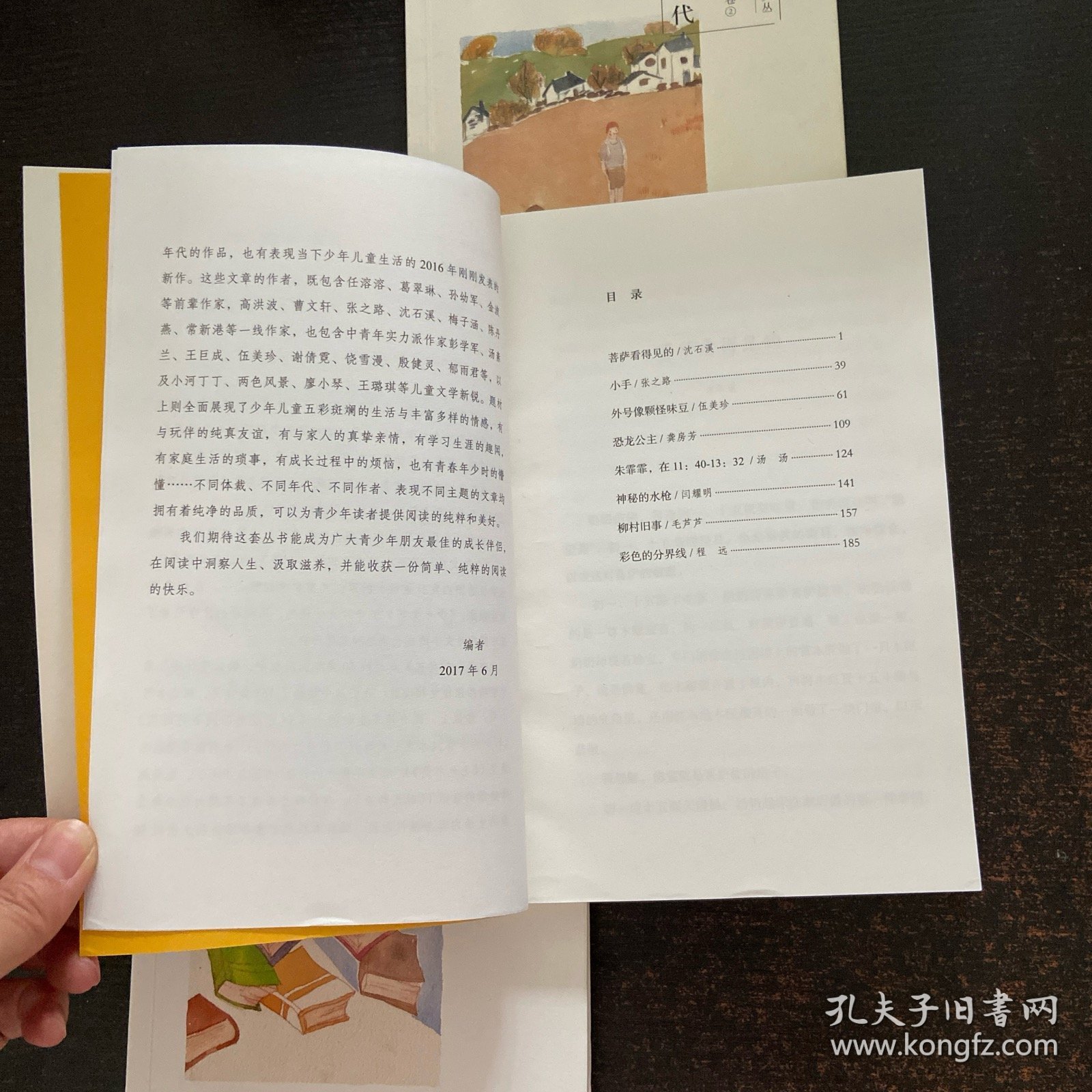 中国当代儿童文学名家名作精选集（彩绘版；青柠时代+写给身边的你+七色书简【3册合售】