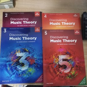 Discovering Music theory - the Abrsm Grade Workbook 2 3 4 5【4本合售】