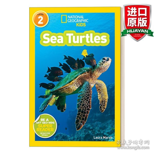 National Geographic Readers: Sea Turtles美国《国家地理》杂志-儿童科普分级阅读,第2级：海龟 英文原版