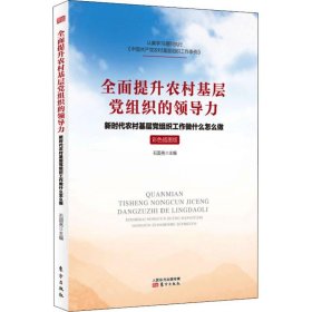 全面提升农村基层党组织的领导力
