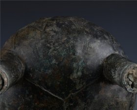 商周青铜器红斑绿绣纹三足双耳鼎古董古玩古铜器文玩艺术收藏老物
