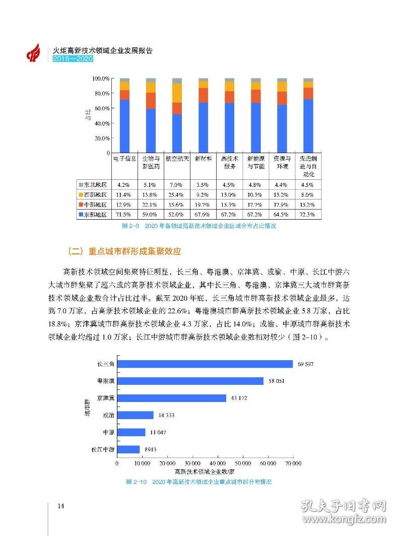 火炬高新技术领域企业发展报告 2016-2020