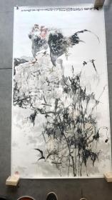 【骆孝敏】参展作品《大吉图》~中国美协会员、西安中国画院专职画师、中国美协河南创作中心创作员、西安文理学院兼职教授、长安中国书画院副院长、陕西省花鸟协会理事、长安青年美协主席(箱1)