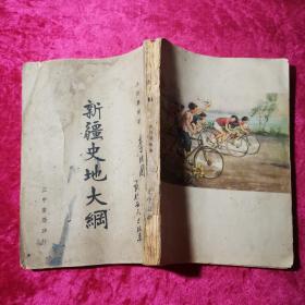 新疆史地大纲目录（纸张发黄繁体字版 品相朋友自定）