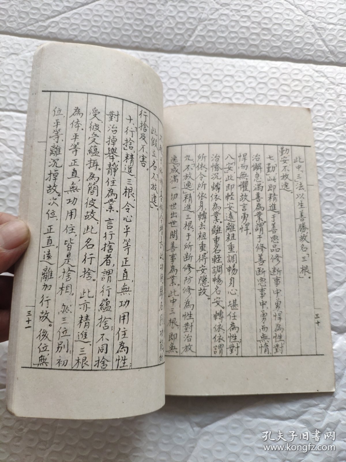 唯识三十颂释（手抄油印版本）