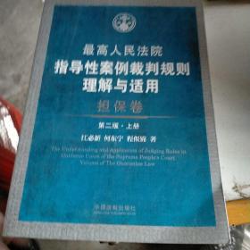 中国人民法院指导性案例裁判规则理解与适用担保卷第二版上册。