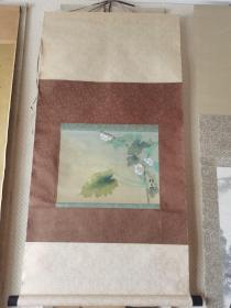 日本著名画家松泉精品工笔画（原装绢本绫裱）