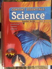 Content Essentials for Science (Level A): Teacher Guide
