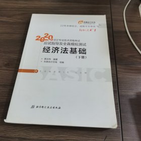 东奥初级会计2020 轻松过关1 2020年应试指导及全真模拟测试经济法基础 (上下册)轻一