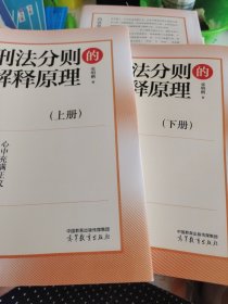 刑法分则的解释原理 上下册