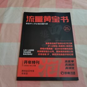 流量黄宝书2024年 25期 开年特刊【内页干净】