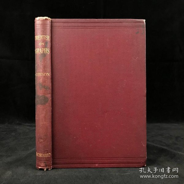 An Elementary Treatise on Graphs.1904年初版，《关于曲线图的初步论述》，漆布精装