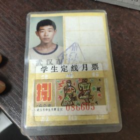 武汉市学生定线1994年月票