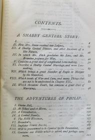 1906年The Adventures of Philip 《菲利浦的冒险》，The works of William Makepeace Thackeray  Vol. 10《萨克雷文集》卷10