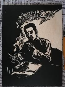 木刻版画：《鲁迅》之6