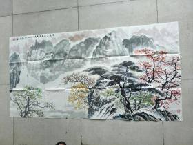 苏荣山四尺国画作品一幅