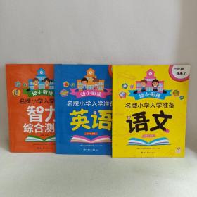 幼小衔接 名牌小学入学准备 一年级我来了 拼音 数学 语文 英语 智力（套装共5册）