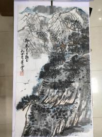 黄云 画家，软片68 X 38.5，