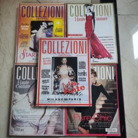 COLLEZIONI NO.46 PRET-A-PORTER AUTUMN/WINTER NO.54COLLEZIONI DONNA HAUTE COUTURE AUTUMNWINTER NO.46 NO.52 NO.63 NO.66意大利女装设计杂志（5册合售）【 正版原版 品好实拍 】1995—1998年