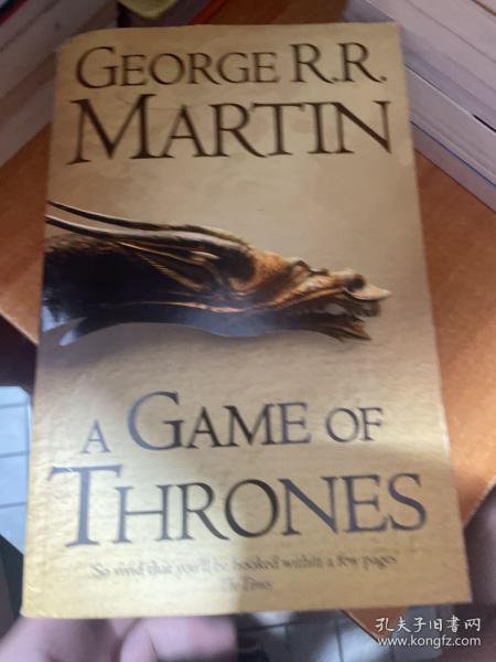 A Game of Thrones：Book 1 of a Song of Ice and Fire