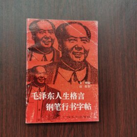 毛泽东人生格言钢笔行书字帖