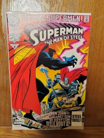 1993年英文DC原版漫画 Superman #24 超人：钢铁之躯 16开