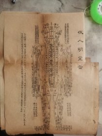 针灸图四张。