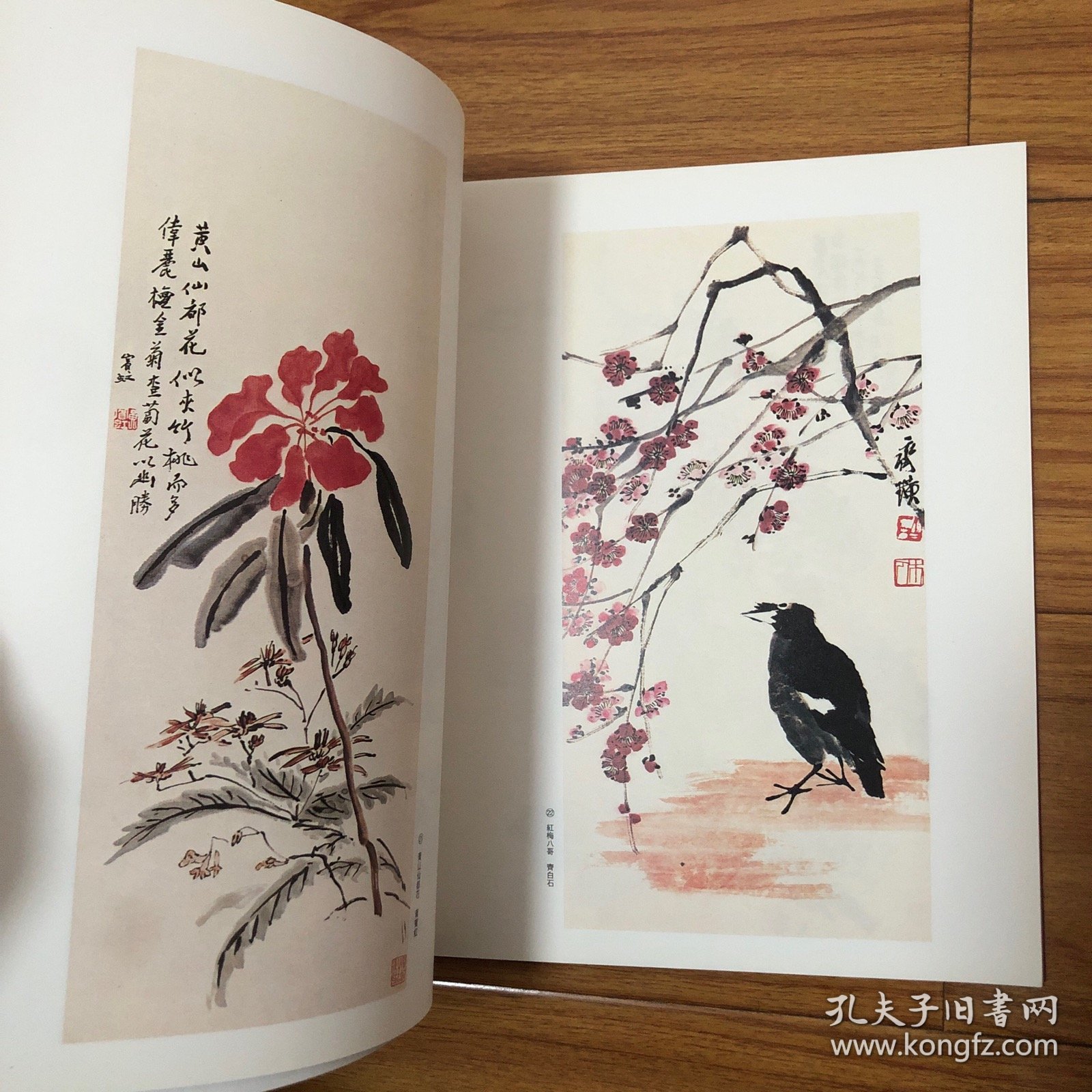 中国画选集（纪念集古斋成立22周年）1980年集古斋在新加坡举办中国书画展（收录43件书画作品）收录傅抱石任伯年吴让之赵之谦倪墨耕陈师曾吴昌硕王一亭溥心畬贺天健赵子云陈半丁张熊黄君璧吕凤子王雪涛李可染关山月张大千陈大羽吴作人齐白石黄宾虹潘天寿钱松喦吴大澄唐云徐悲鸿康有为吴湖帆沈尹默俞樾书画集