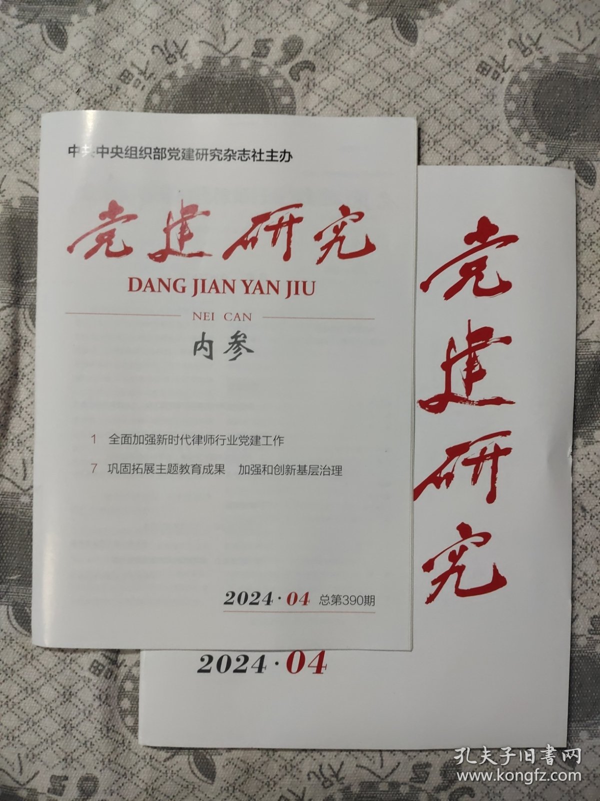 党建研究+内参2024.4