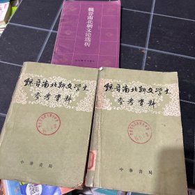 魏晋南北朝文学史参考资料上下文论选析合售