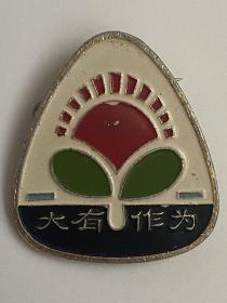1976年九台县知青代表会纪念徽章