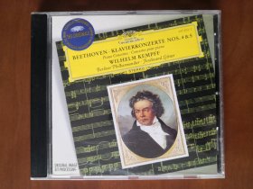 贝多芬：第四、五钢琴协奏曲 原版CD唱片 包邮