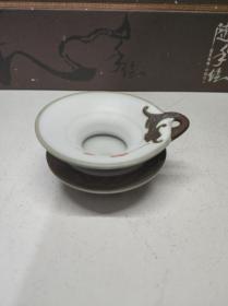 【八九十年代老瓷器茶具精品收藏纯手绘茶具整套库存老厂货普洱功夫茶具茶备】
尺寸见图片