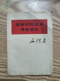 64开《湖南农民运动考察报告》罕见板