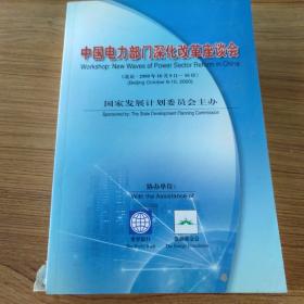 中国电力部门深化改革座谈会