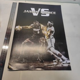 NBA詹姆斯vs皮尔斯海报