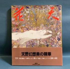 日文 天野喜孝画集 花天 田野幻想美の精华