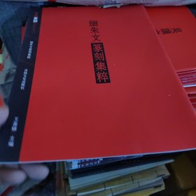 细朱文篆刻集粹