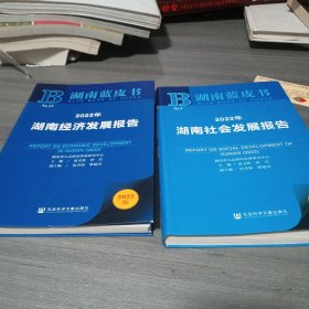 湖南蓝皮书：2022年湖南社会发展报告/2022年湖南经济发展报告（两本合售）