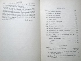 美国汉学家，沪江大学社会学教授葛学博作品，1925年英文初版《华南乡村生活：家庭主义的社会学，第一卷，广东潮安凤凰村》