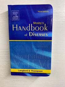 Mosby’s Handbook of Diseases 莫斯比疾病手冊（2005年英文版）32開·精裝如圖、內(nèi)頁干凈