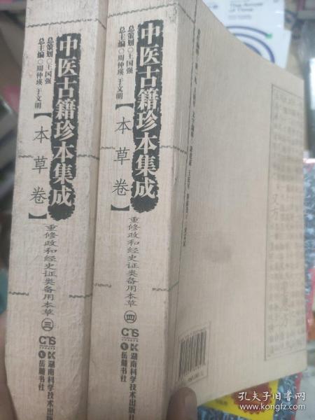 中医古籍珍本集成本草卷汤液本草