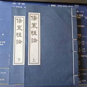 【现代影印】《伤寒恒论》上下两册全