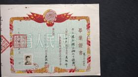 杭州市私立两*小学校毕业证书（1955年）