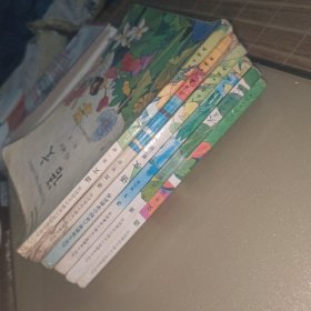 九年义务教育六年制小学教科书 语文 第一册 第二册 第三册 第四册 第五册 第六册 合售