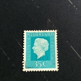 外国邮票  荷兰  35C  信销票
